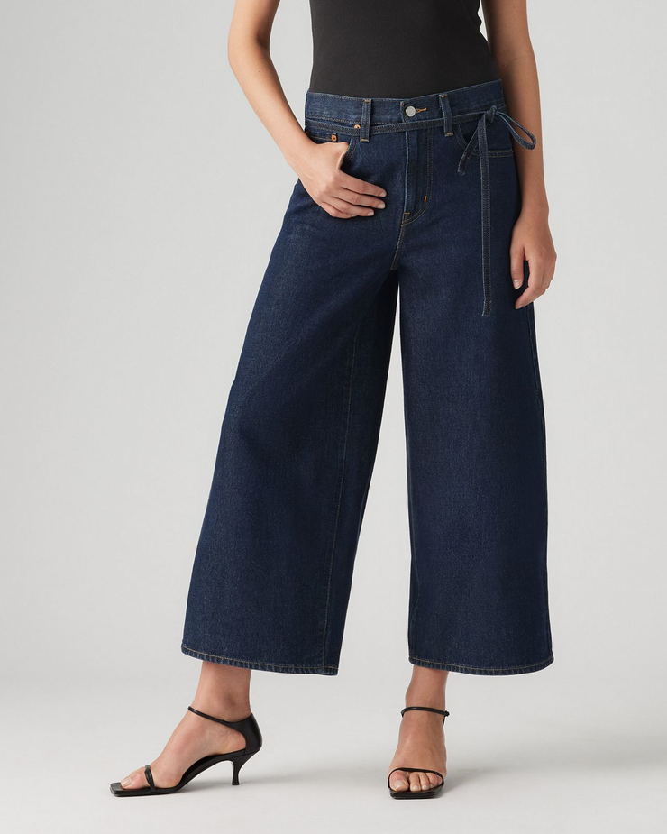 Levi's® Womens XL Culotte Super Wide Cropped Jeans - Shaded View