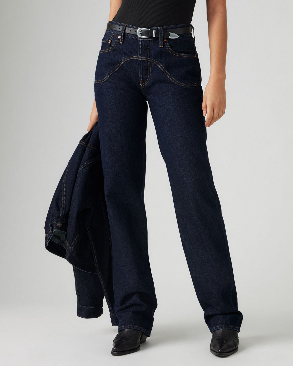 Levi's® Womens 501 90's Western Relaxed Straight Fit Jeans - Deep Breath | Levi's® Jeans | JEANSTORE