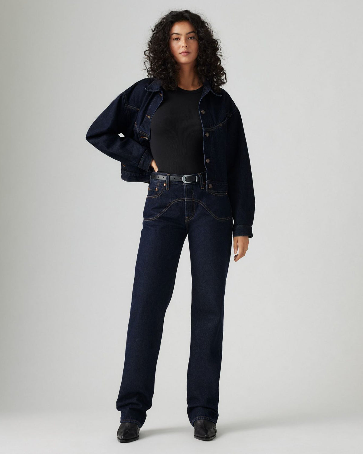 Levi's® Womens 501 90's Western Relaxed Straight Fit Jeans - Deep Breath | Levi's® Jeans | JEANSTORE