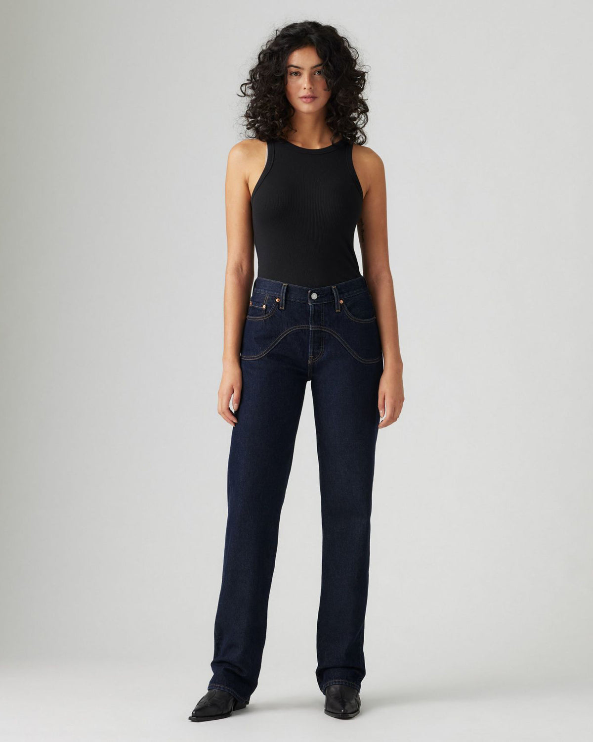 Levi's® Womens 501 90's Western Relaxed Straight Fit Jeans - Deep Breath | Levi's® Jeans | JEANSTORE