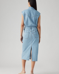 Levi's® Womens Iconic Sleeveless Midi Dress - Wrapped in Blue | Levi's® Dresses | JEANSTORE
