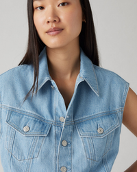 Levi's® Womens Iconic Sleeveless Midi Dress - Wrapped in Blue | Levi's® Dresses | JEANSTORE