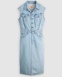 Levi's® Womens Iconic Sleeveless Midi Dress - Wrapped in Blue | Levi's® Dresses | JEANSTORE