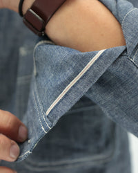Big John MS003R Chambray Shirt - Indigo | Big John Shirts | JEANSTORE