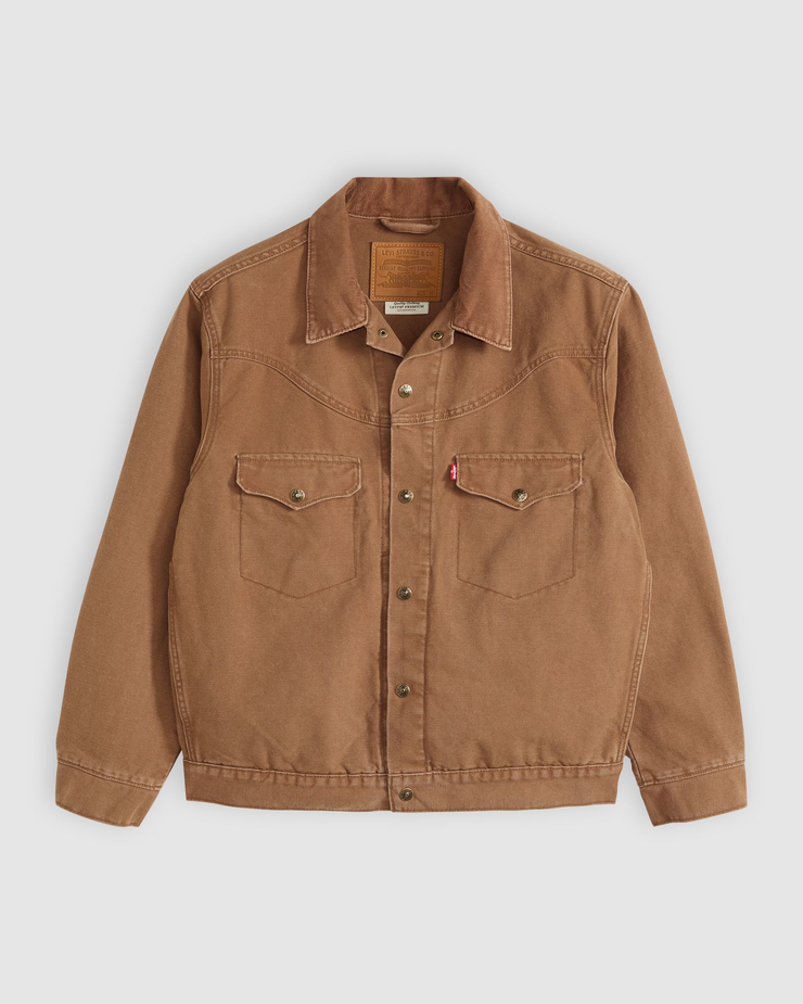 Levi's® Western Shorthorn Trucker Jacket - Bison