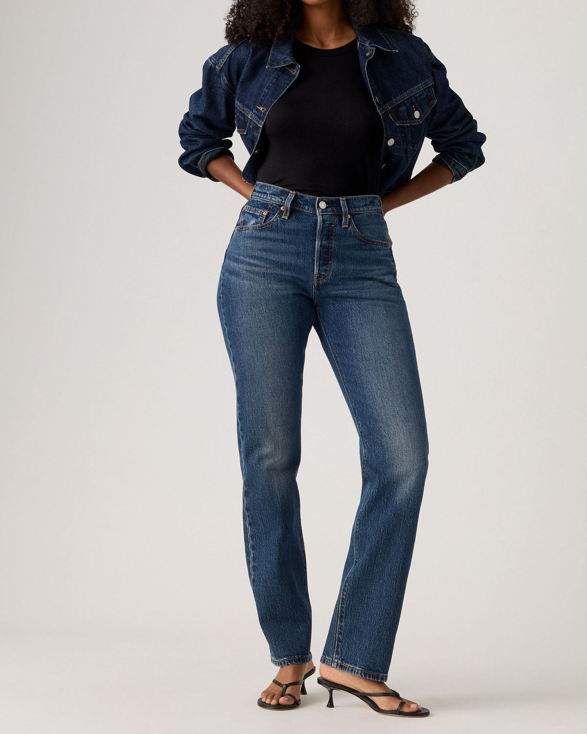Levi's® Womens 501 Curve Straight Leg Jeans - Cold Summer | Levi's® Jeans | JEANSTORE