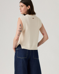 Levi's® Womens Ines Cable Sweater Vest - Whisper White | Levi's® Sweaters & Knitwear | JEANSTORE