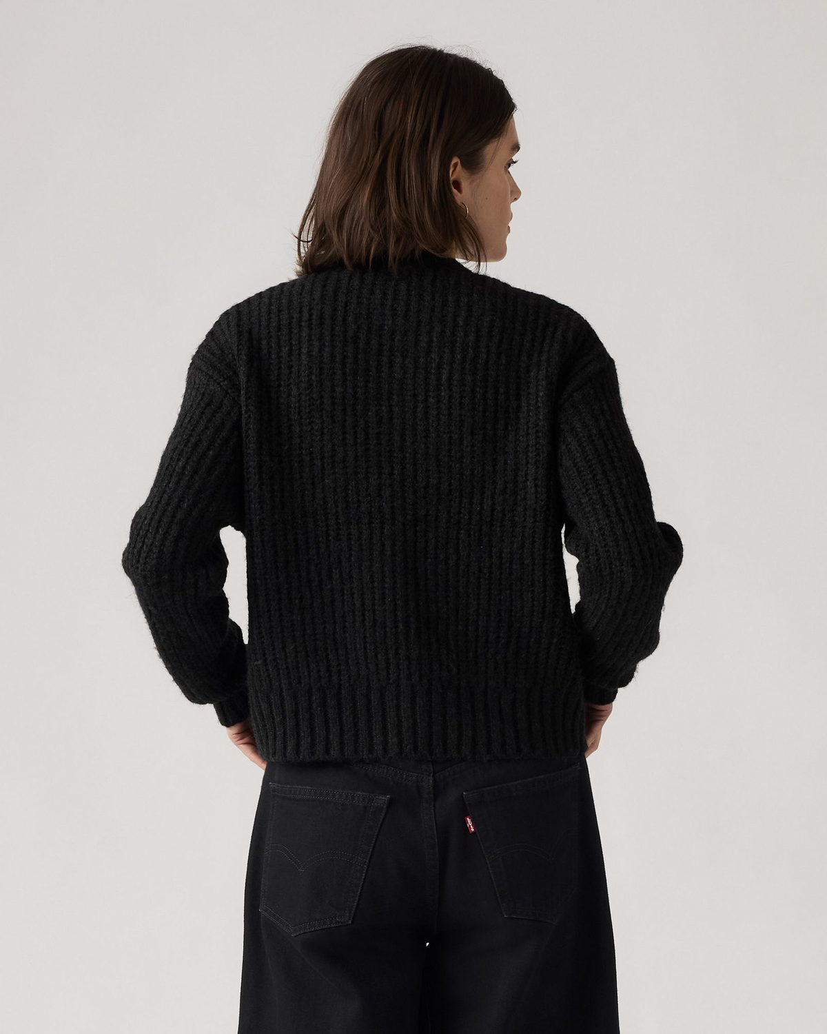 Levi's® Womens Luna Shell Button Cardigan - Anthracite Night | Levi's® Sweaters & Knitwear | JEANSTORE