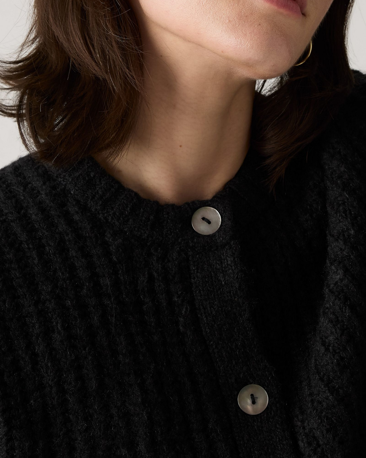 Levi's® Womens Luna Shell Button Cardigan - Anthracite Night | Levi's® Sweaters & Knitwear | JEANSTORE