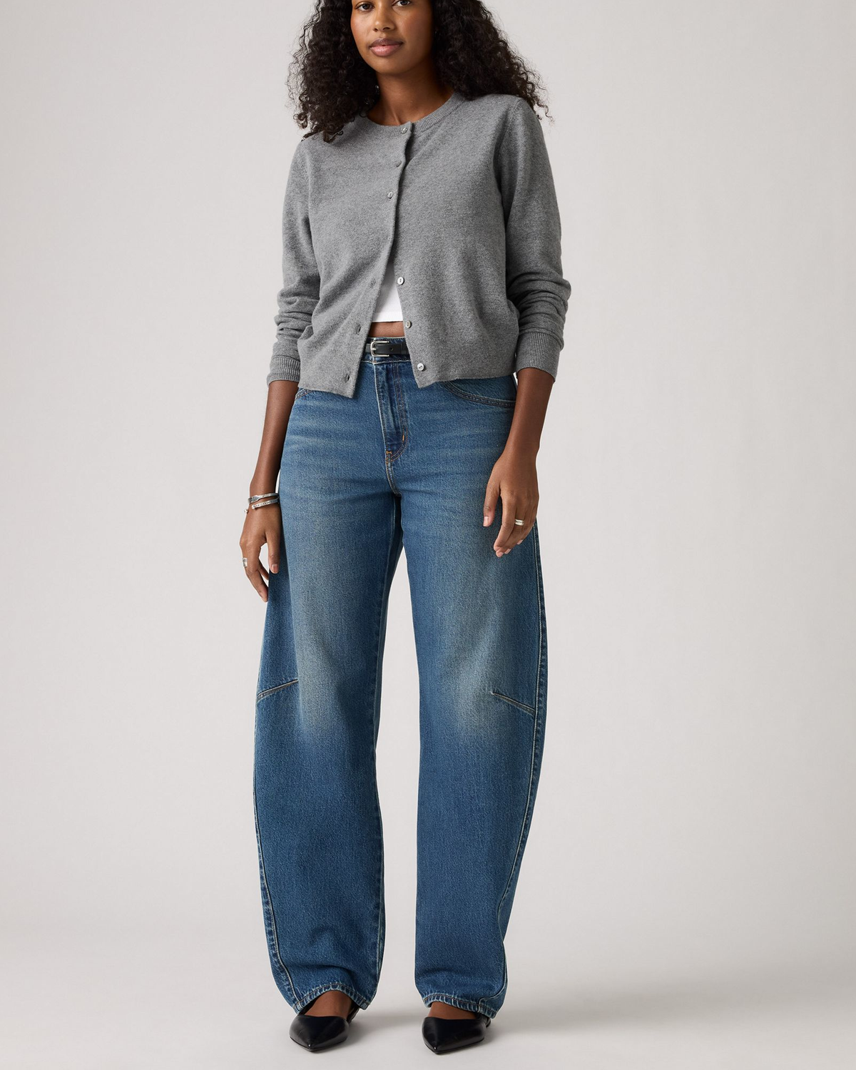 Levi's® Womens Baggy Dad Barrel Loose Fit Jeans - Most Wanted