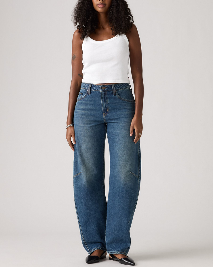 Levi's® Womens Baggy Dad Barrel Loose Fit Jeans - Most Wanted