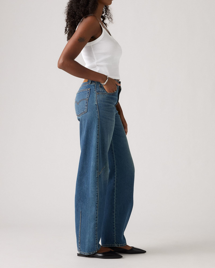 Levi's® Womens Baggy Dad Barrel Loose Fit Jeans - Most Wanted