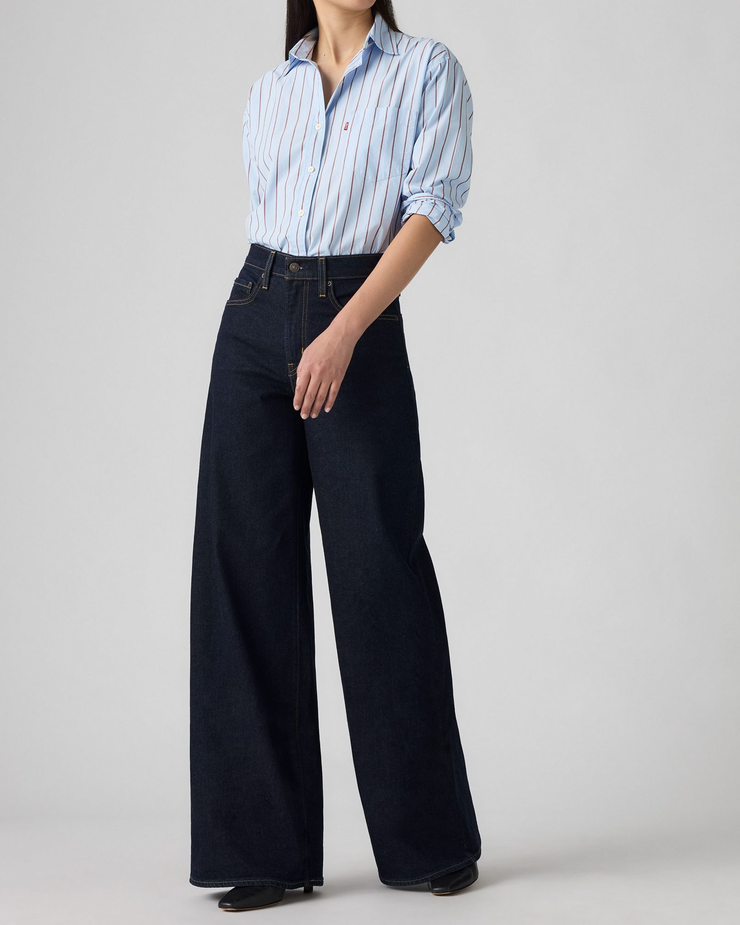 Levi's® Womens 728 High Rise Wide Leg Jeans - Retro Rinse LB | Levi's® Jeans | JEANSTORE