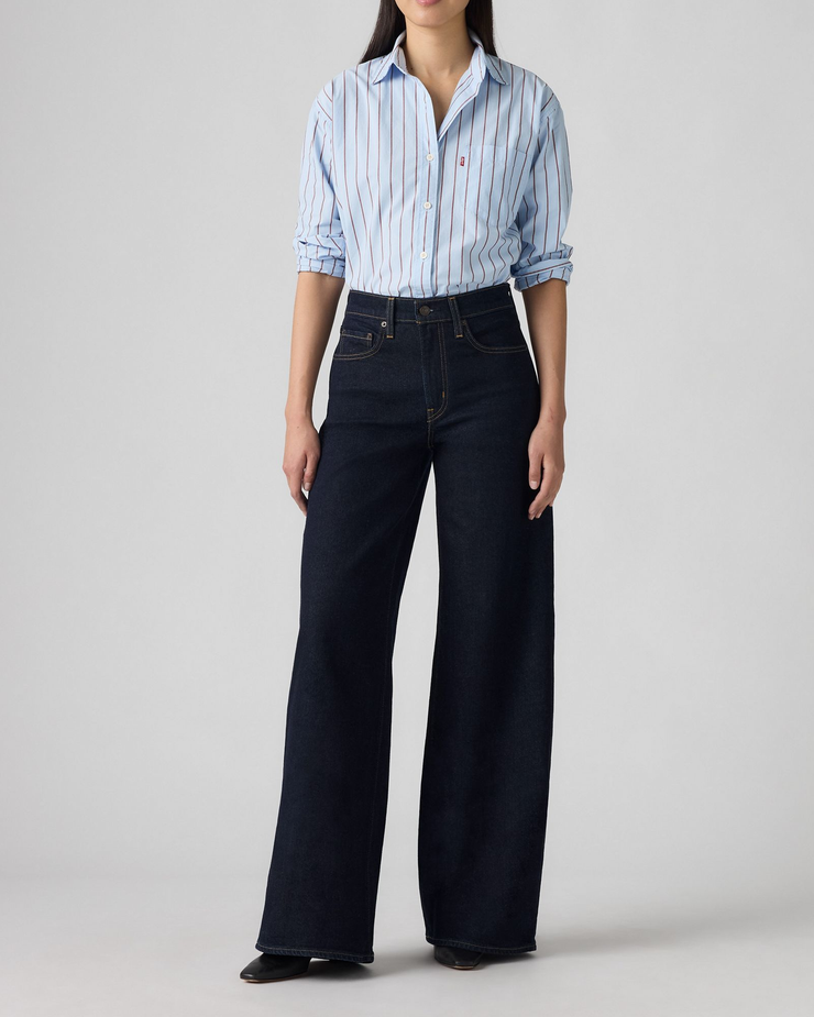 Levi's® Womens 728 High Rise Wide Leg Jeans - Retro Rinse LB | Levi's® Jeans | JEANSTORE