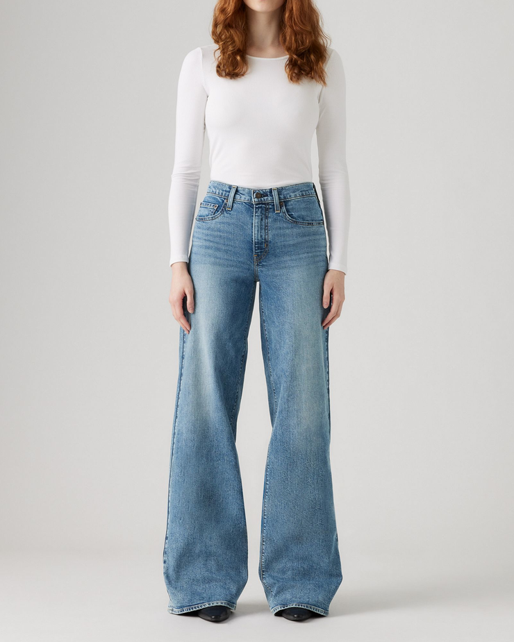 Levi's® Womens 728 High Rise Wide Leg Jeans - Sweet Success | Levi's® Jeans | JEANSTORE