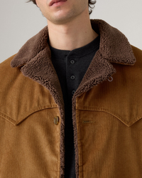 Levi's® Durham Cozy Short Coat - Bison | Levi's® Jackets & Coats | JEANSTORE