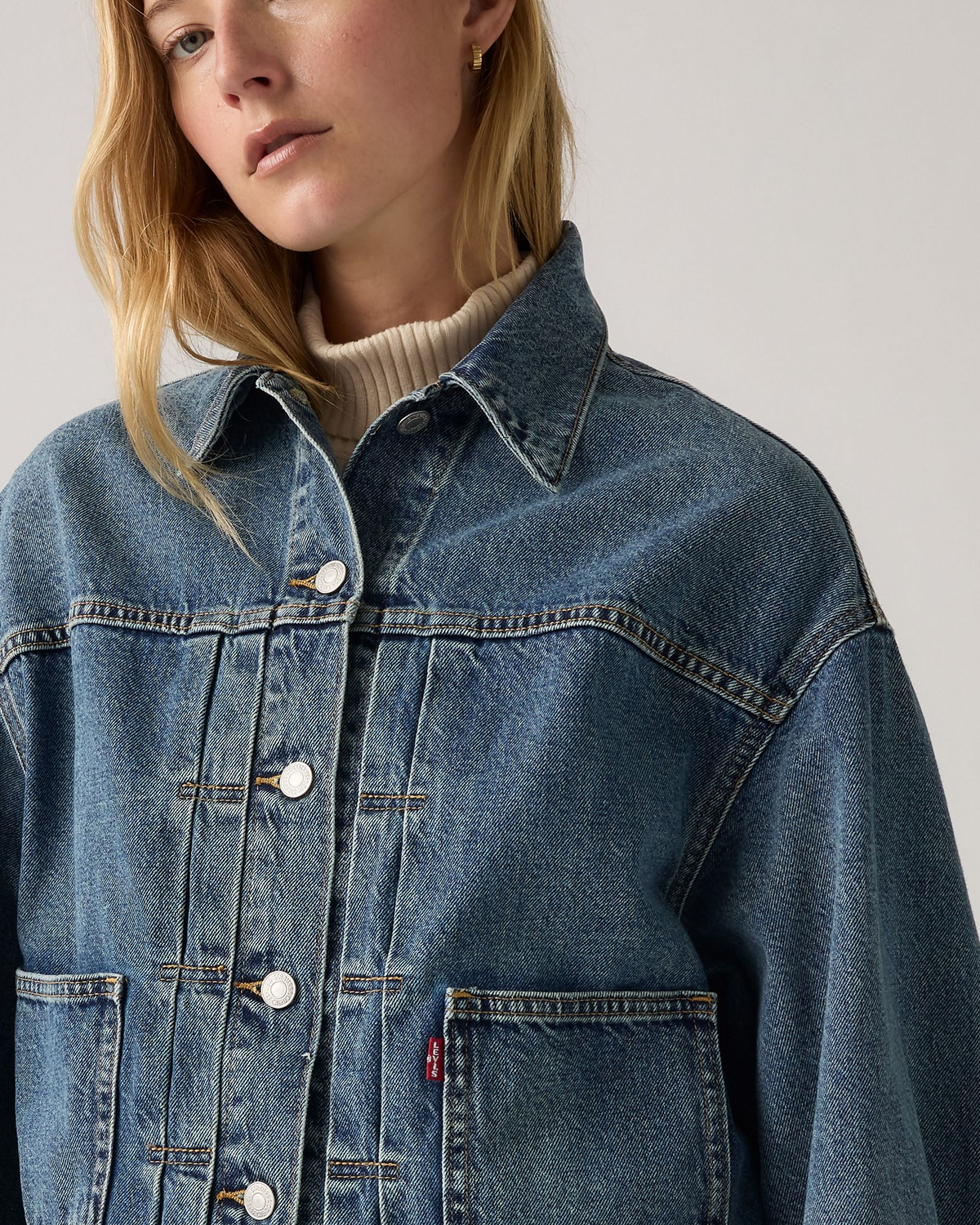 Levi's® Womens Balloon Sleeve Trucker Jacket - Missed My Flight