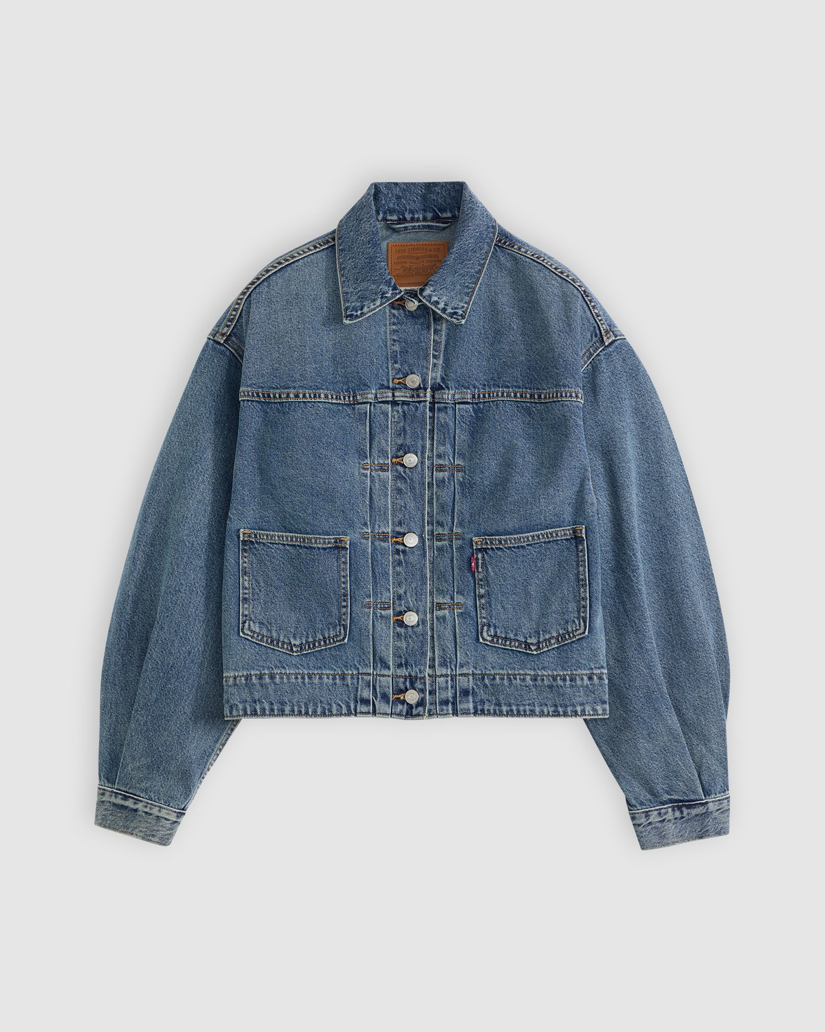 Levi's® Womens Balloon Sleeve Trucker Jacket - Missed My Flight