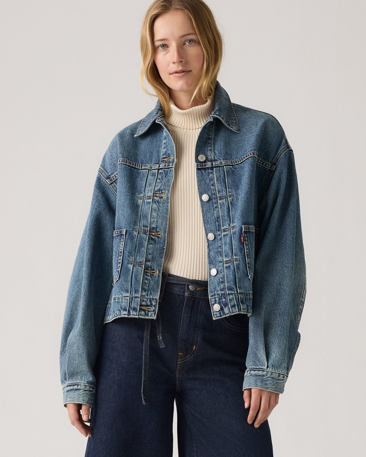 Levi's® Womens Balloon Sleeve Trucker Jacket - Missed My Flight | Levi's® Jackets & Coats | JEANSTORE