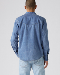 Levi's® Smiley Western Shirt - Just A Smile Medium Indigo | Levi's® Shirts | JEANSTORE