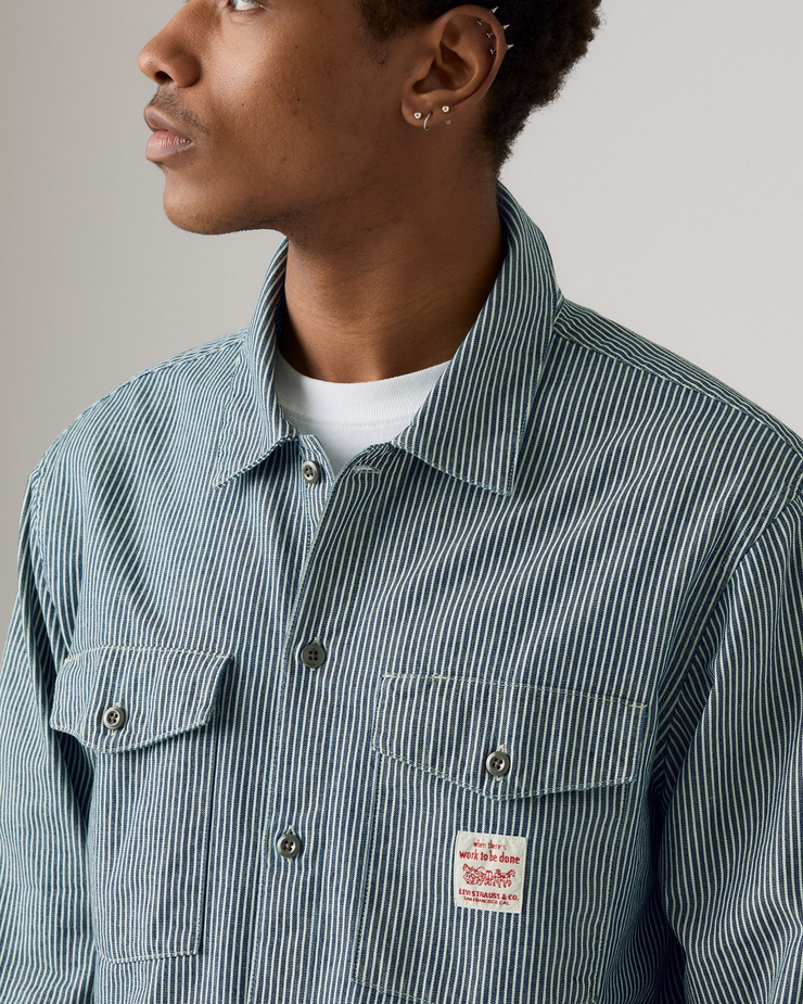 Levi's® Workwear L/S Worker Shirt - Washington Stripe II | Levi's® Shirts | JEANSTORE