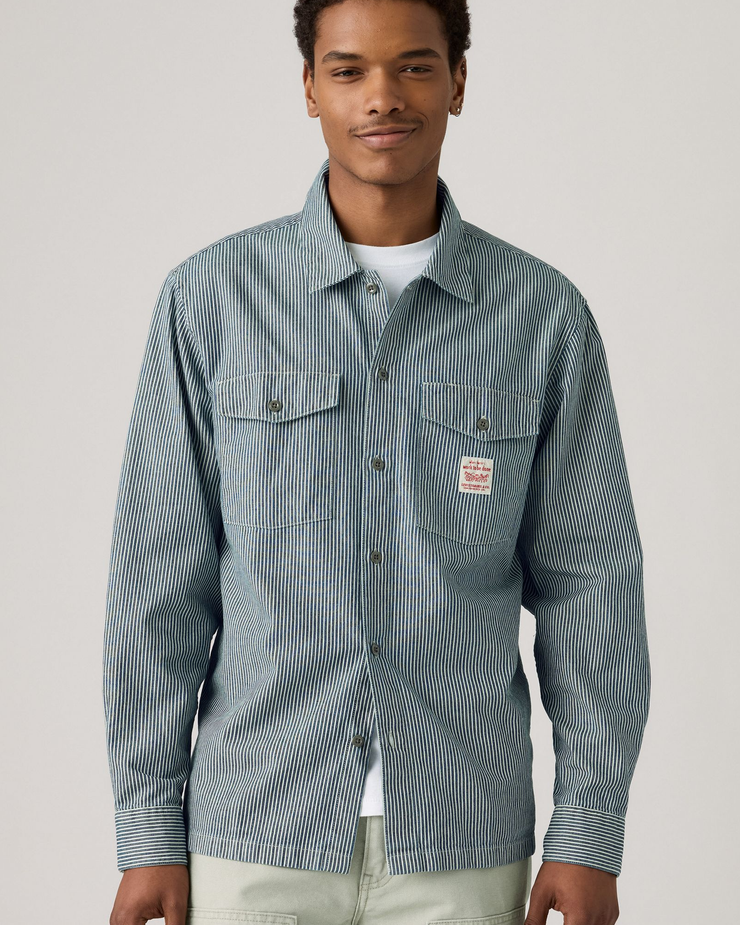 Levi's® Workwear L/S Worker Shirt - Washington Stripe II | Levi's® Shirts | JEANSTORE