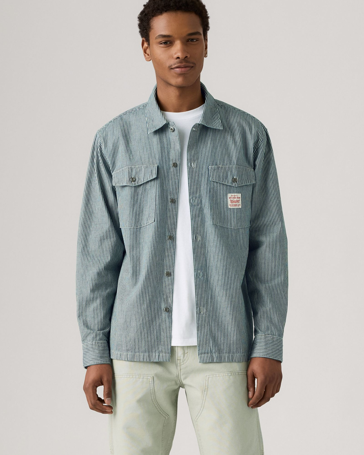 Levi's® Workwear L/S Worker Shirt - Washington Stripe II | Levi's® Shirts | JEANSTORE