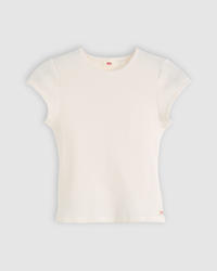 Levi's® Womens Dry Goods Waffle Cap Tee - Gardenia | Levi's® T Shirts | JEANSTORE