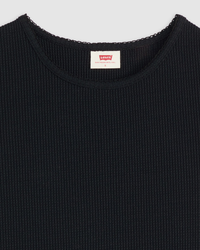 Levi's® Womens Dry Goods Waffle Cap Tee - Anthracite Night | Levi's® T Shirts | JEANSTORE
