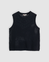 Levi's® Womens Adrienne Crochet Tank Top - Anthracite Night | Levi's® T Shirts | JEANSTORE