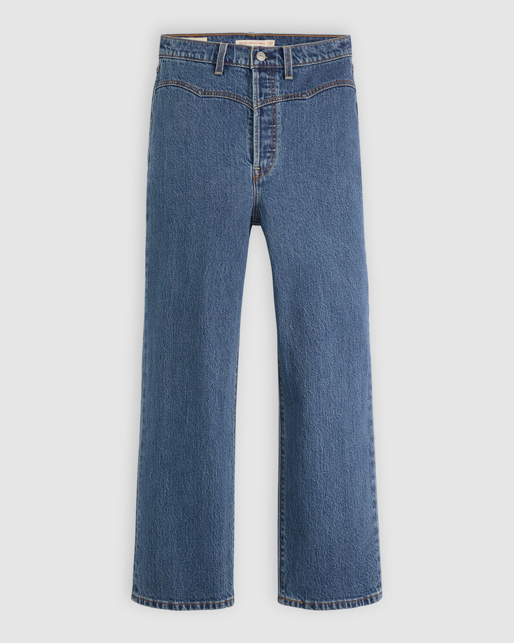 Levi's® Womens Ribcage Western Yoke Jeans - Valley View Stone