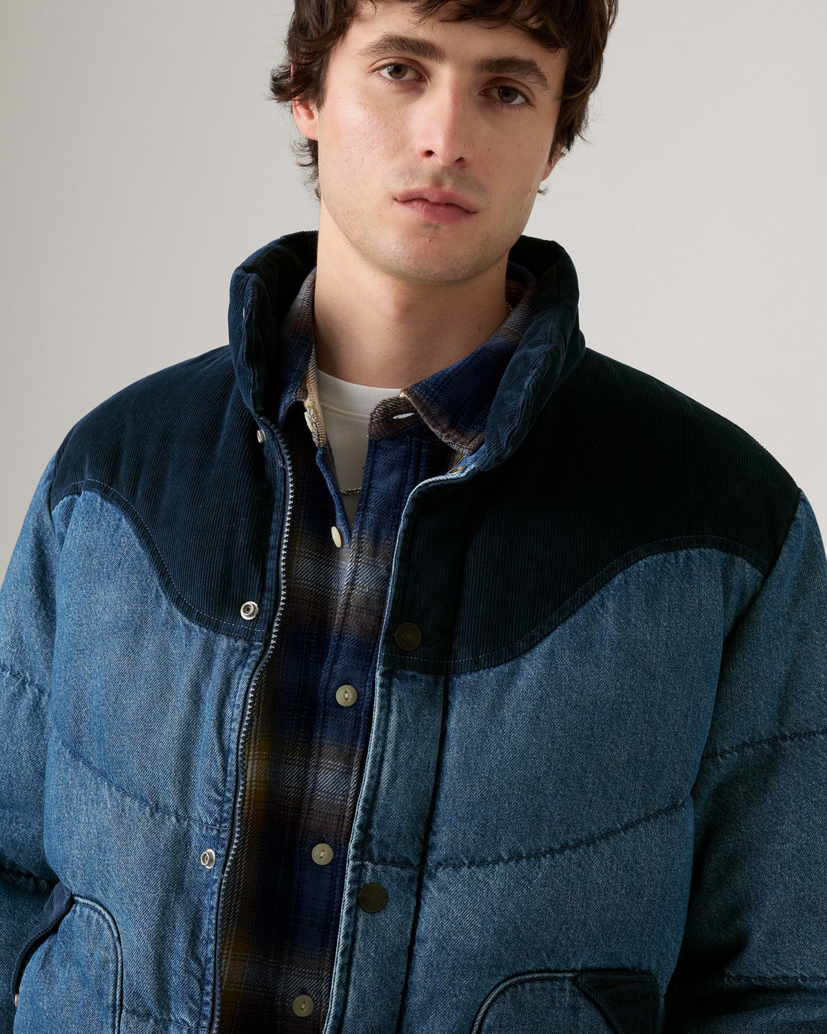 Levi's® Wild West Short Puffer Jacket - Riverbank | Levi's® Jackets & Coats | JEANSTORE