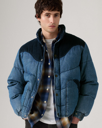 Levi's® Wild West Short Puffer Jacket - Riverbank | Levi's® Jackets & Coats | JEANSTORE