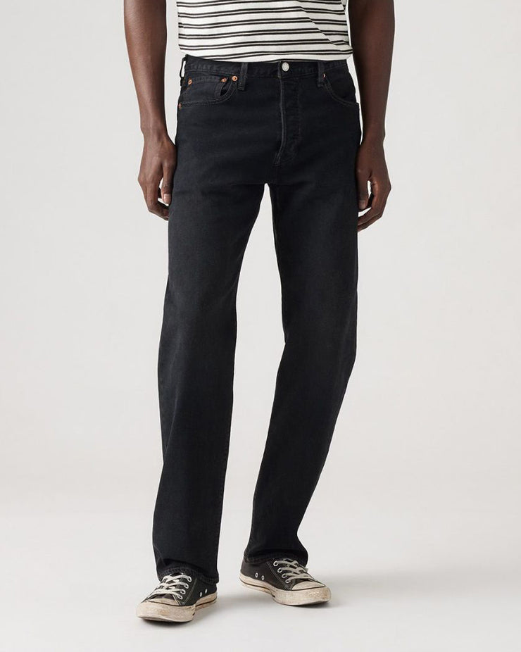 Levi's 501 straight men's jeans black hotsell