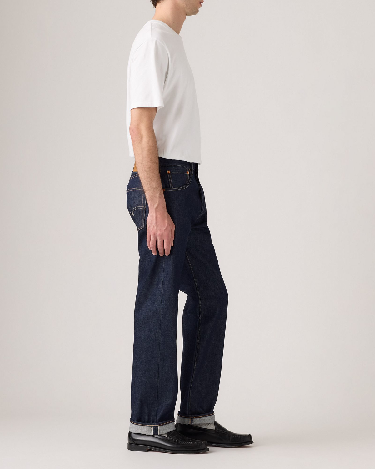 Levi's® 501 Original Regular Fit Selvedge Mens Jeans - Hudson Rigid | Levi's® Jeans | JEANSTORE