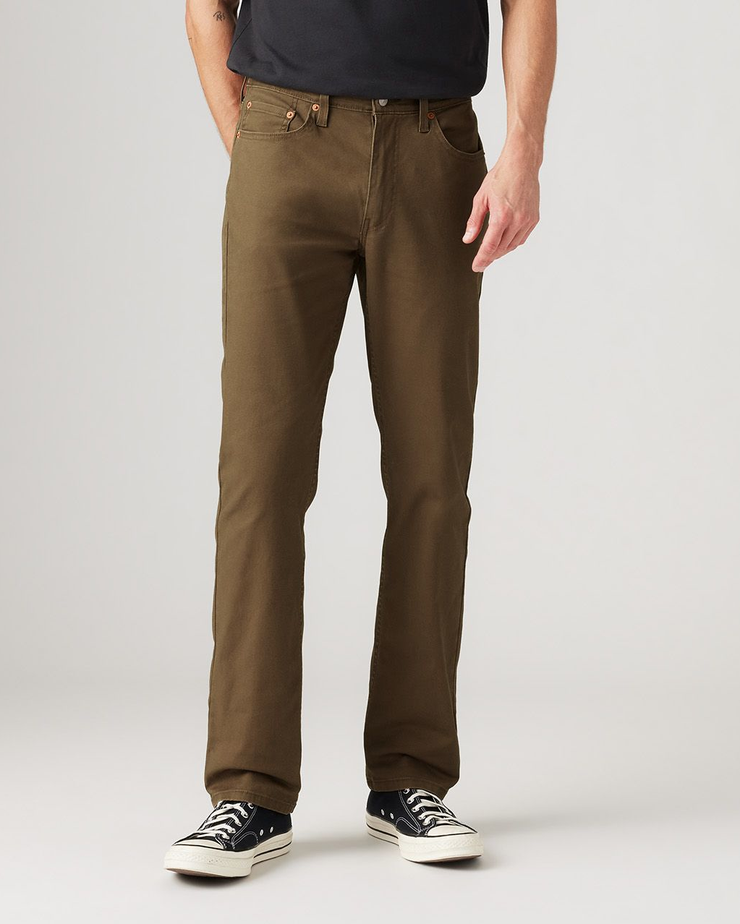 Levi's® 514 Relaxed Straight Mens Trousers Olive Night Stretch Twill