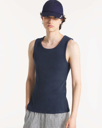Le Mont St Michel Timmy Marcel Tank Top - Navy