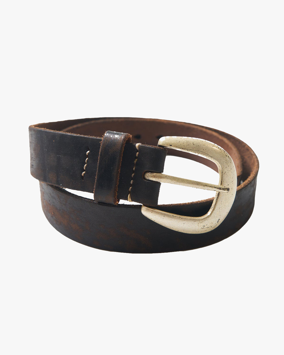 Fullcount 6210 Wild Leather Belt - Black