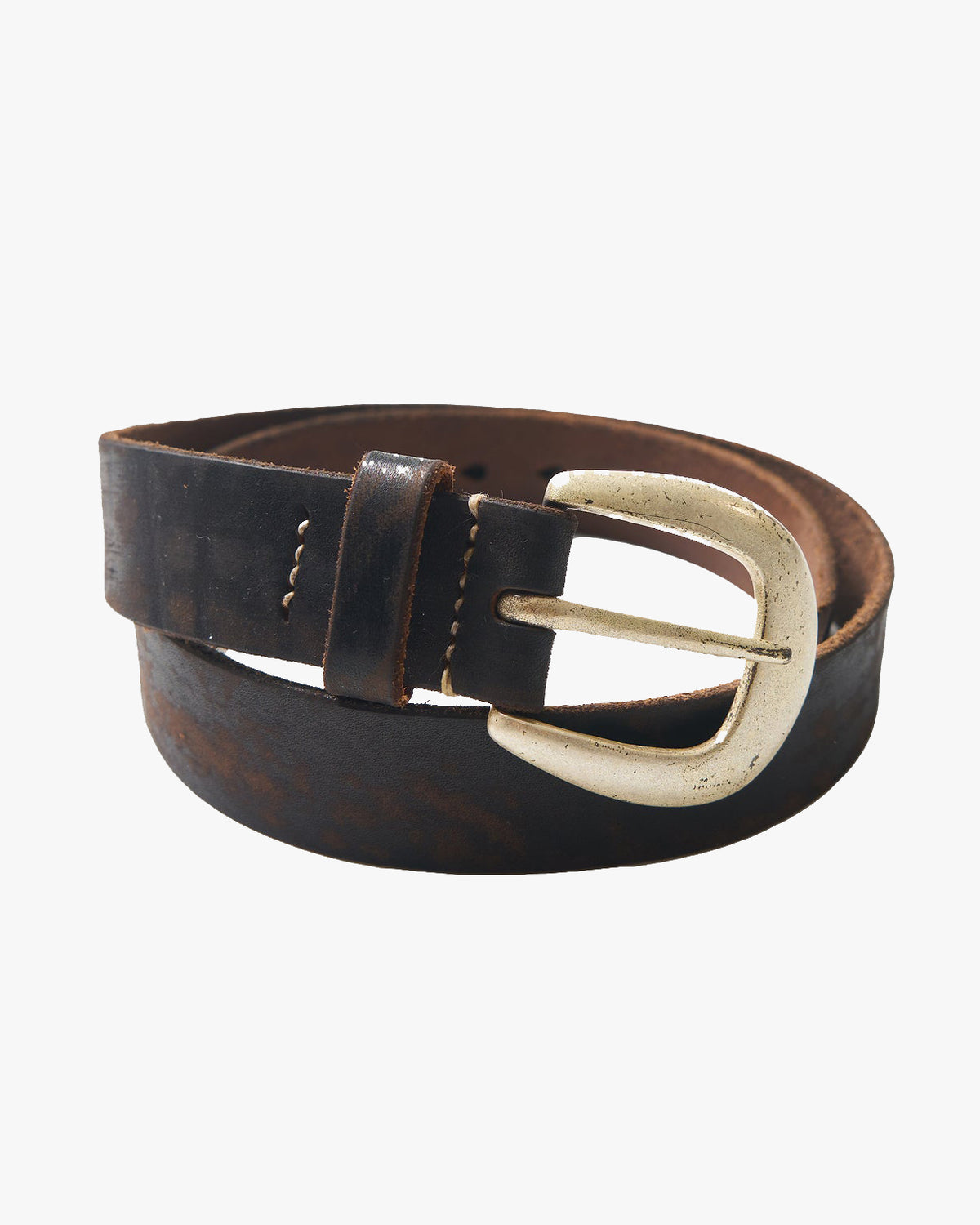 Fullcount 6210 Wild Leather Belt - Black