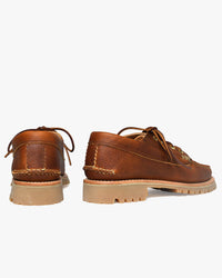 Yuketen Angler Moc w/ Lug Sole Shoe - BK Grizzly