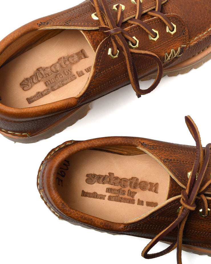 Yuketen Angler Moc w/ Lug Sole Shoe - BK Grizzly