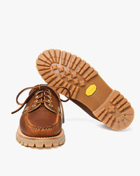 Yuketen Angler Moc w/ Lug Sole Shoe - BK Grizzly