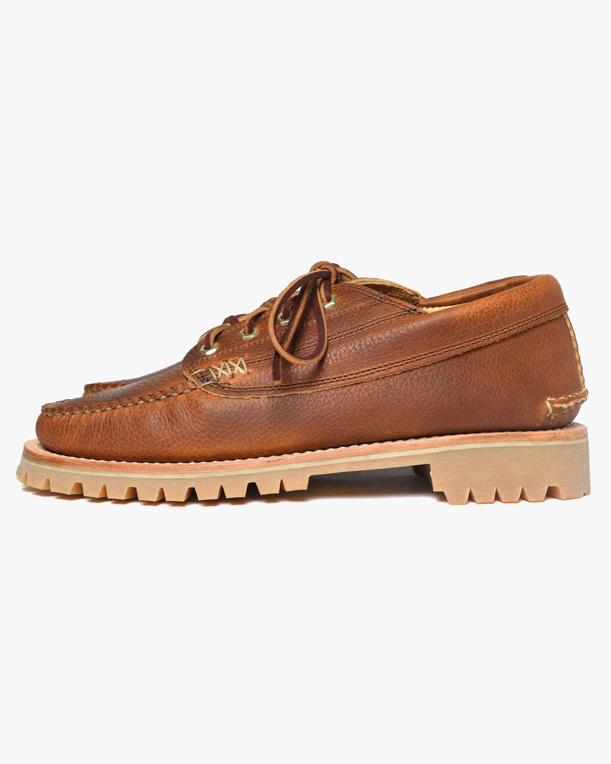 Yuketen Angler Moc w/ Lug Sole Shoe - BK Grizzly