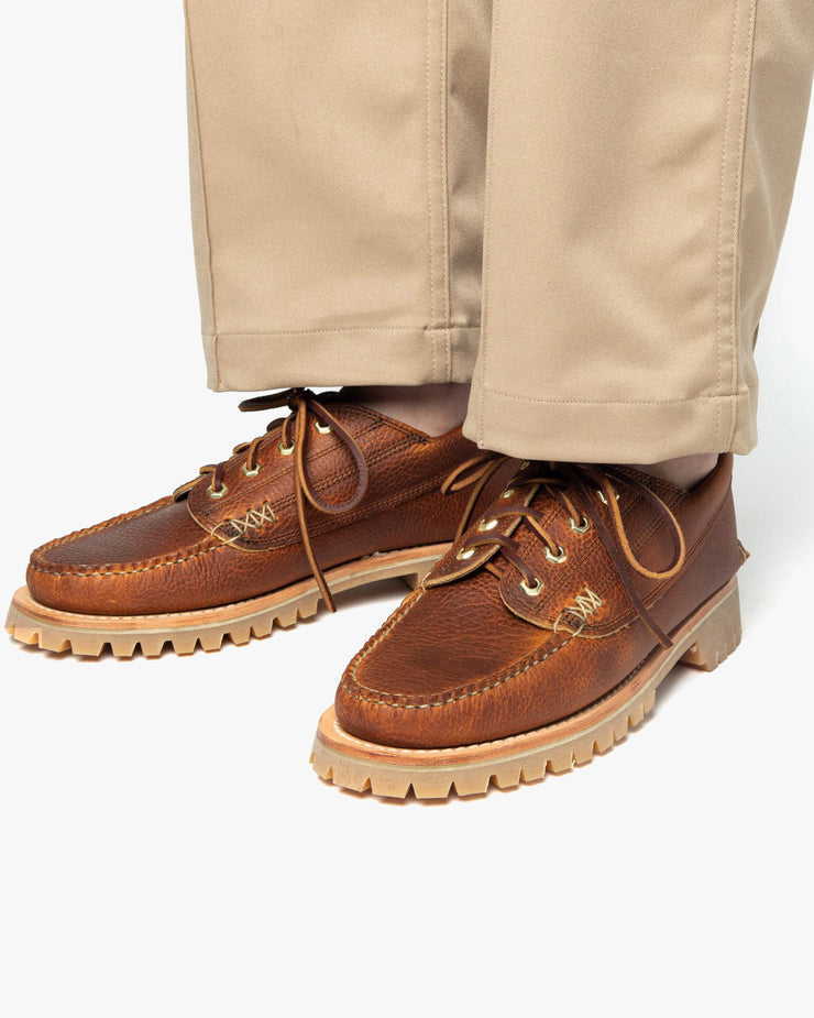 Yuketen Angler Moc w/ Lug Sole Shoe - BK Grizzly