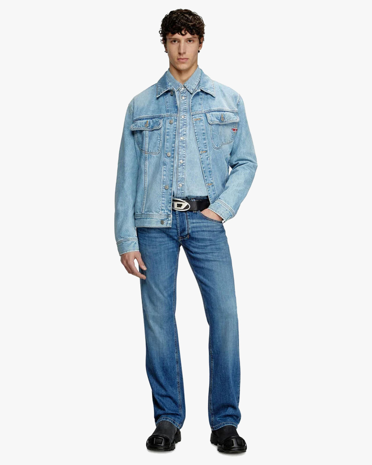 Diesel 1985 Larkee Straight Fit Mens Jeans - 0KIAL / Light Blue | Diesel Jeans | JEANSTORE