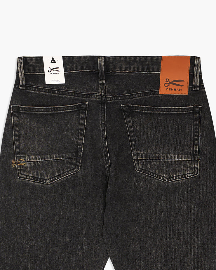 Denham Taper Relaxed Tapered Mens Jeans - STWB / Stonewashed Black