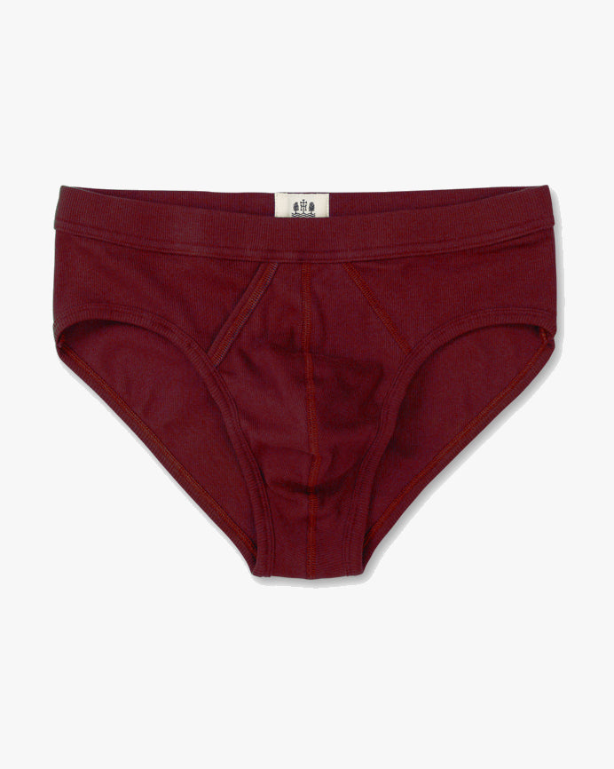 Hemen Biarritz Etor Brief - Wine Red