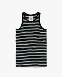 hemen biarritz breton stripe tank top deep marine natural