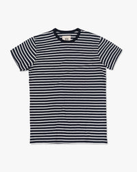 Hemen Biarritz Dani Breton Stripe Tee - Deep Marine / Natural | Hemen Biarritz T Shirts | JEANSTORE