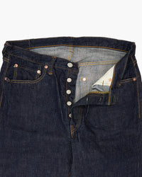 Fullcount 0105W 13.7oz Selvedge Wide Fit Mens Jeans - Indigo Onewash | Fullcount Jeans | JEANSTORE